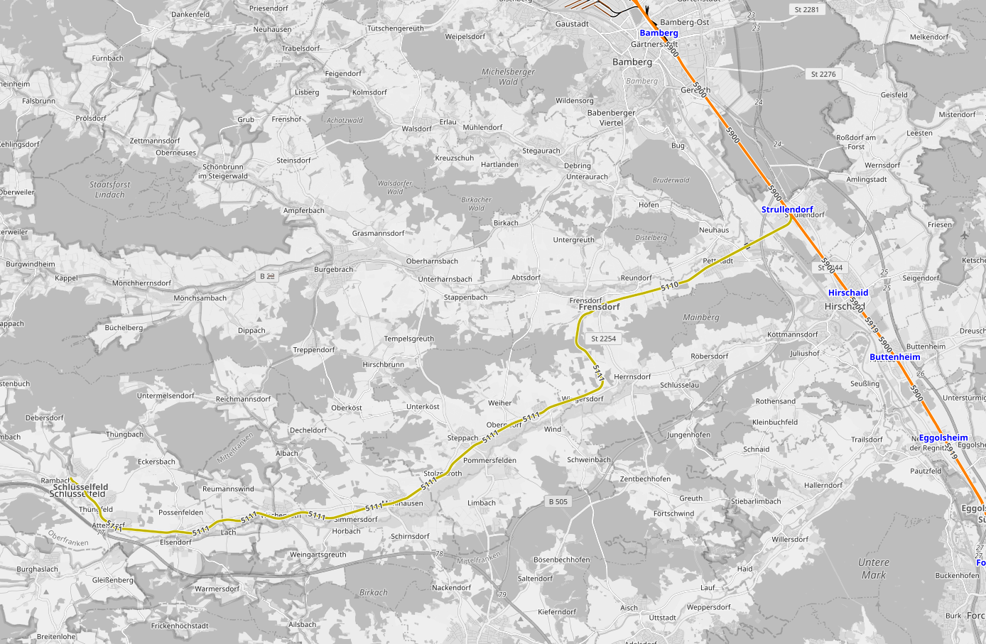 Link zu OpenRailwayMap